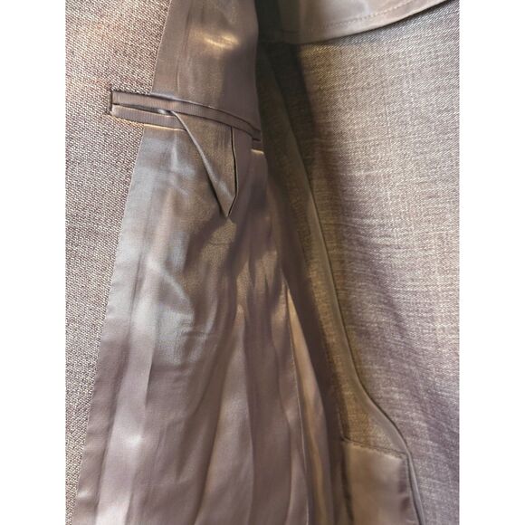 Calvin Klein Blazer Mariano Men's Size 38S Raspberry Woven Slim Casual Event - Picture 8 of 9